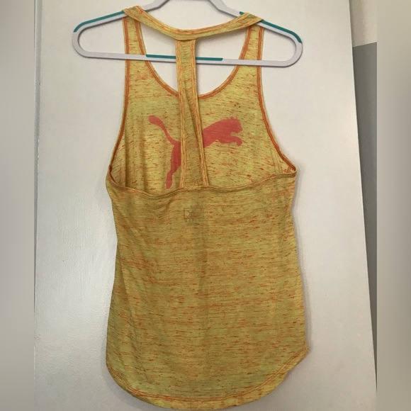 Yellow Puma Stringer Tank Top | Women’s Size Medium - Picture 2 of 3